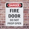 Signmission Fire Door Do Not Prop Open Danger Sign, Plastic, 7in W x 10in L, 2PK OS-2PACK-DS-P-710-V-2147 - alternate 5